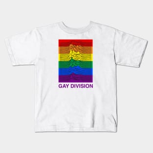 Gay Pride Division Kids T-Shirt